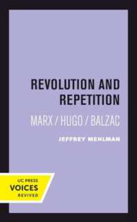 Revolution and Repetition : Marx/Hugo/Balzac (Quantum Books)