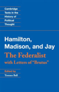 The Federalist : With Letters of Brutus (Cambridge Texts in the History of Political Thought)