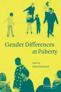思春期のジェンダー差<br>Gender Differences at Puberty (Cambridge Studies on Child and Adolescent Health)