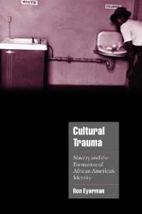文化的トラウマ：奴隷制とアフリカ系アメリカ人のアイデンティティ形成<br>Cultural Trauma : Slavery and the Formation of African American Identity (Cambridge Cultural Social Studies)