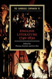 The Cambridge Companion to English Literature, 1740-1830 (Cambridge Companions to Literature)