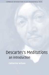 Descartes's Meditations : An Introduction (Cambridge Introductions to Key Philosophical Texts)