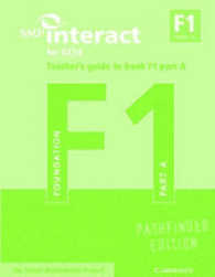 Smp Interact for Gcse Teacher's Guide to Book F1 Part a Pathfinder Edition (Smp Interact Pathfinder) -- Paperback