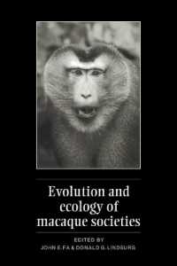 マカーク社会の進化と生態<br>Evolution and Ecology of Macaque Societies