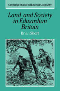 Land and Society in Edwardian Britain (Cambridge Studies in Historical Geography)