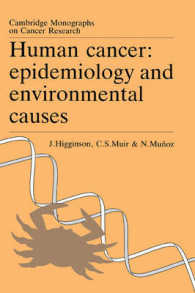 Human Cancer : Epidemiology and Environmental Causes (Cambridge Monographs on Cancer Research)