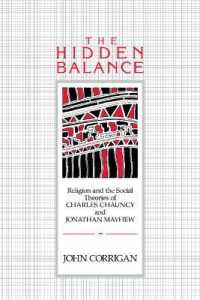 The Hidden Balance : Religion and the Social Theories of Charles Chauncy and Jonathan Mayhew