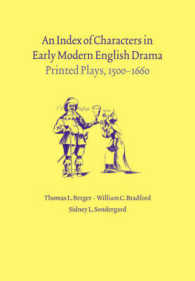 An Index of Characters in Early Modern English Drama : Printed Plays, 1500-1660