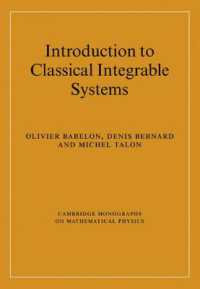 Introduction to Classical Integrable Systems (Cambridge Monographs on Mathematical Physics)