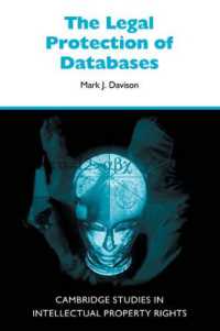 The Legal Protection of Databases (Cambridge Intellectual Property and Information Law)