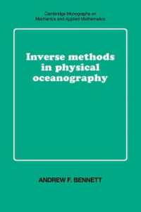 Inverse Methods in Physical Oceanography (Cambridge Monographs on Mechanics)