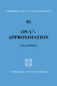 On L1-Approximation (Cambridge Tracts in Mathematics)