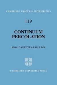 Continuum Percolation (Cambridge Tracts in Mathematics)
