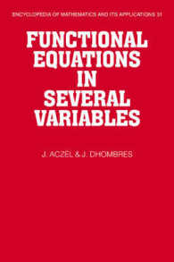 Functional Equations in Several Variables (Encyclopedia of Mathematics and its Applications)