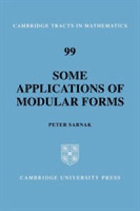 Some Applications of Modular Forms (Cambridge Tracts in Mathematics)