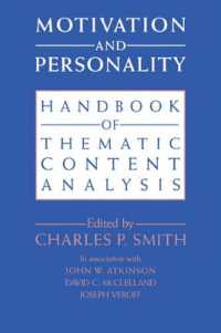 Motivation and Personality : Handbook of Thematic Content Analysis
