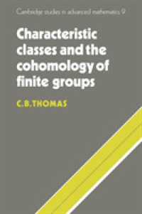 Characteristic Classes and the Cohomology of Finite Groups (Cambridge Studies in Advanced Mathematics)