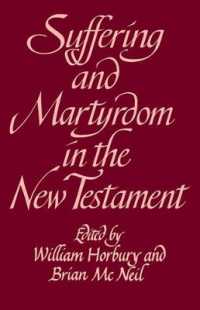 Suffering and Martyrdom in the New Testament : Studies presented to G. M. Styler by the Cambridge New Testament Seminar