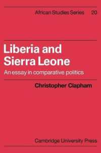 Liberia and Sierra Leone : An Essay in Comparative Politics (African Studies)