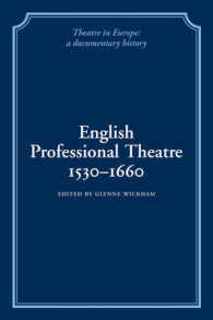 English Professional Theatre, 1530-1660 (Theatre in Europe: A Documentary History)
