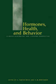 Hormones, Health and Behaviour : A Socio-ecological and Lifespan Perspective