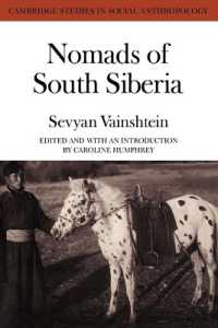 Nomads South Siberia : The Pastoral Economies of Tuva