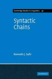 Syntactic Chains (Cambridge Studies in Linguistics)