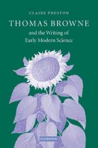 Thomas Browne and the Writing of Early Modern Science