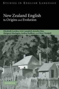 New Zealand English : Its Origins and Evolution (Studies in English Language)