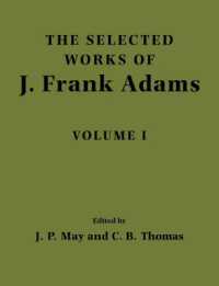 The Selected Works of J. Frank Adams: Volume 1