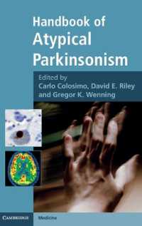 非定型パーキンソン症候群ハンドブック<br>Handbook of Atypical Parkinsonism
