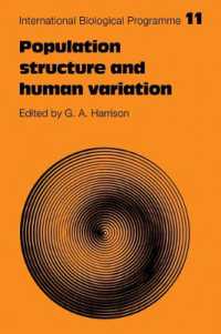 Population Structure and Human Variation (International Biological Programme Synthesis Series)
