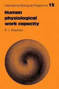 Human Physiological Work Capacity (International Biological Programme Synthesis Series)