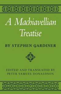 A Machiavellian Treatise (Cambridge Studies in the History and Theory of Politics)
