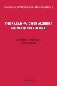 The Racah-Wigner Algebra in Quantum Theory (Encyclopedia of Mathematics and its Applications)