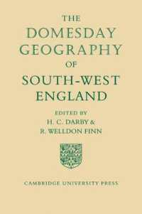 The Domesday Geography of South-West England (Domesday Geography of England)