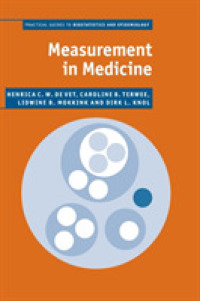 Measurement in Medicine : A Practical Guide (Practical Guides to Biostatistics and Epidemiology)