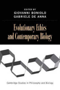 Evolutionary Ethics and Contemporary Biology (Cambridge Studies in Philosophy and Biology)