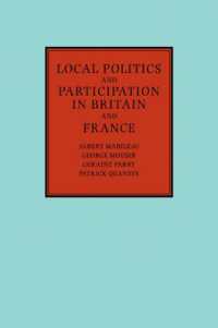 Local Politics and Participation in Britain and France