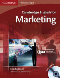 Cambridge English for Marketing Student's Book with Audio Cds.
