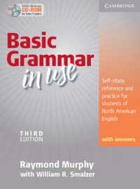 Basic Grammar in Use Student's Book with Answers and Cd-rom.: Self-study Reference and Practice for Students of North American English. 3rd ed.
