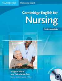 Cambridge English for Nursing Pre-intermediate Student's Book with Audio Cd.