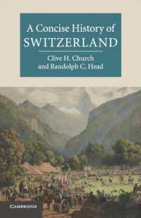 スイス史<br>A Concise History of Switzerland (Cambridge Concise Histories)