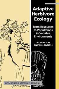 Adaptive Herbivore Ecology : From Resources to Populations in Variable Environments (Cambridge Studies in Ecology)