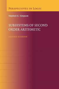 Subsystems of Second Order Arithmetic (Perspectives in Logic) （2ND）