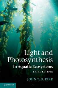 水生生態系における光と光合成（第３版）<br>Light and Photosynthesis in Aquatic Ecosystems （3RD）