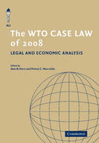The WTO Case Law of 2008 (The American Law Institute Reporters Studies on WTO Law)