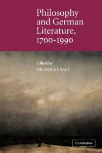 Philosophy and German Literature, 1700-1990 (Cambridge Studies in German)