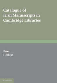 Catalogue of Irish Manuscripts in Cambridge Libraries