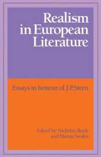 Realism in European Literature : Essays in Honour of J. P. Stern